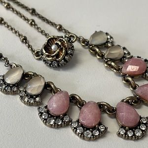 Double strand necklace